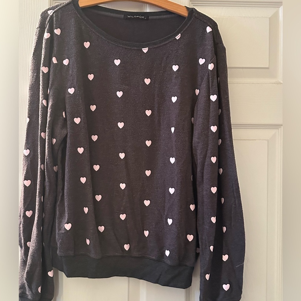 Wild fox heart sweatshirt